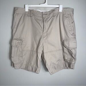 Ralph Lauren Men's Cargo Chino Shorts-Khaki Tan-100% Cotton-Size 44B
